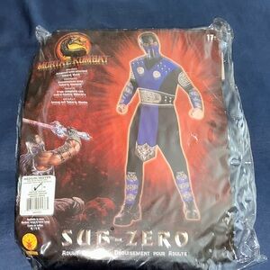 Rubie's Mortal Kombat Sub-Zero Inspired Men’s Blue & Black Costume